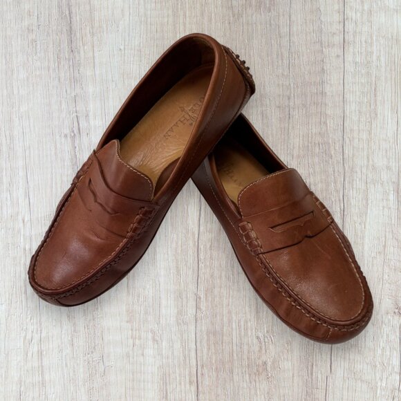 Cole Haan Brown Leather Penny Loafers Driving Moccasins Men’s 8.5 - Picture 5 of 8